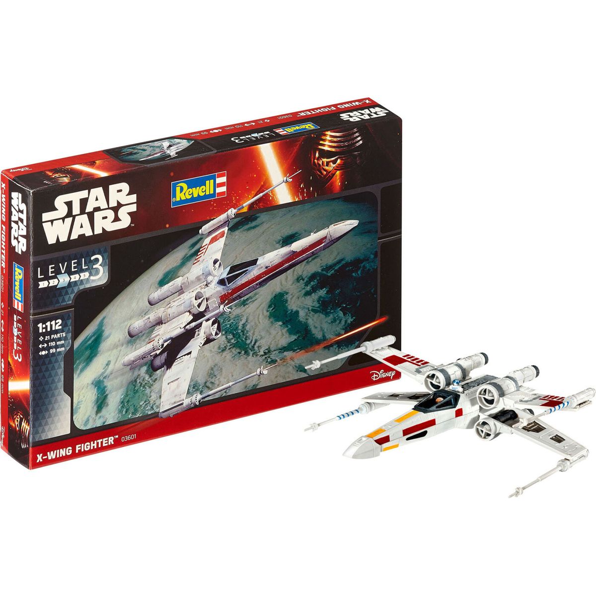 Revell - X-wing Fighter - 1:112 - Level 3 - 03601