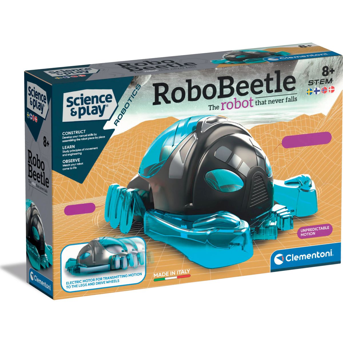 Clementoni - Science & Play - Robo Beetle - Robot Legetøj