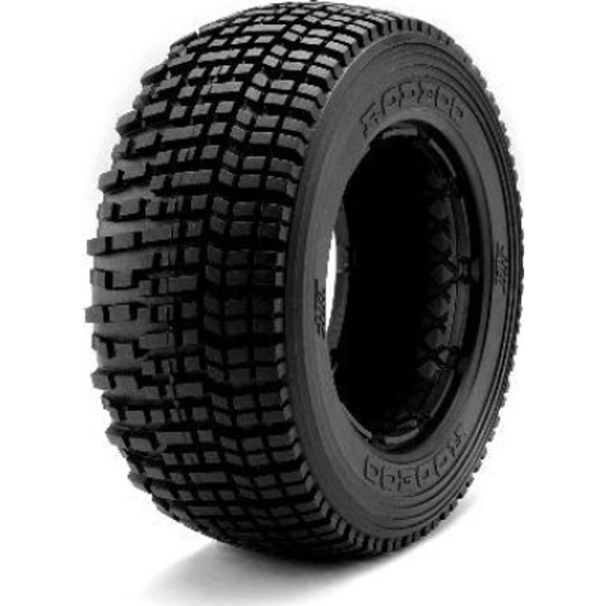 Rodeoo Tire (white/baja 5t/rear/2pcs) - Hp67867 - Hpi Racing