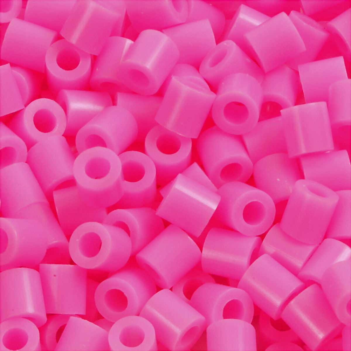 Rør Perler Til Perleplader - Medium - Rosa - 6000 Stk. - Nabbi