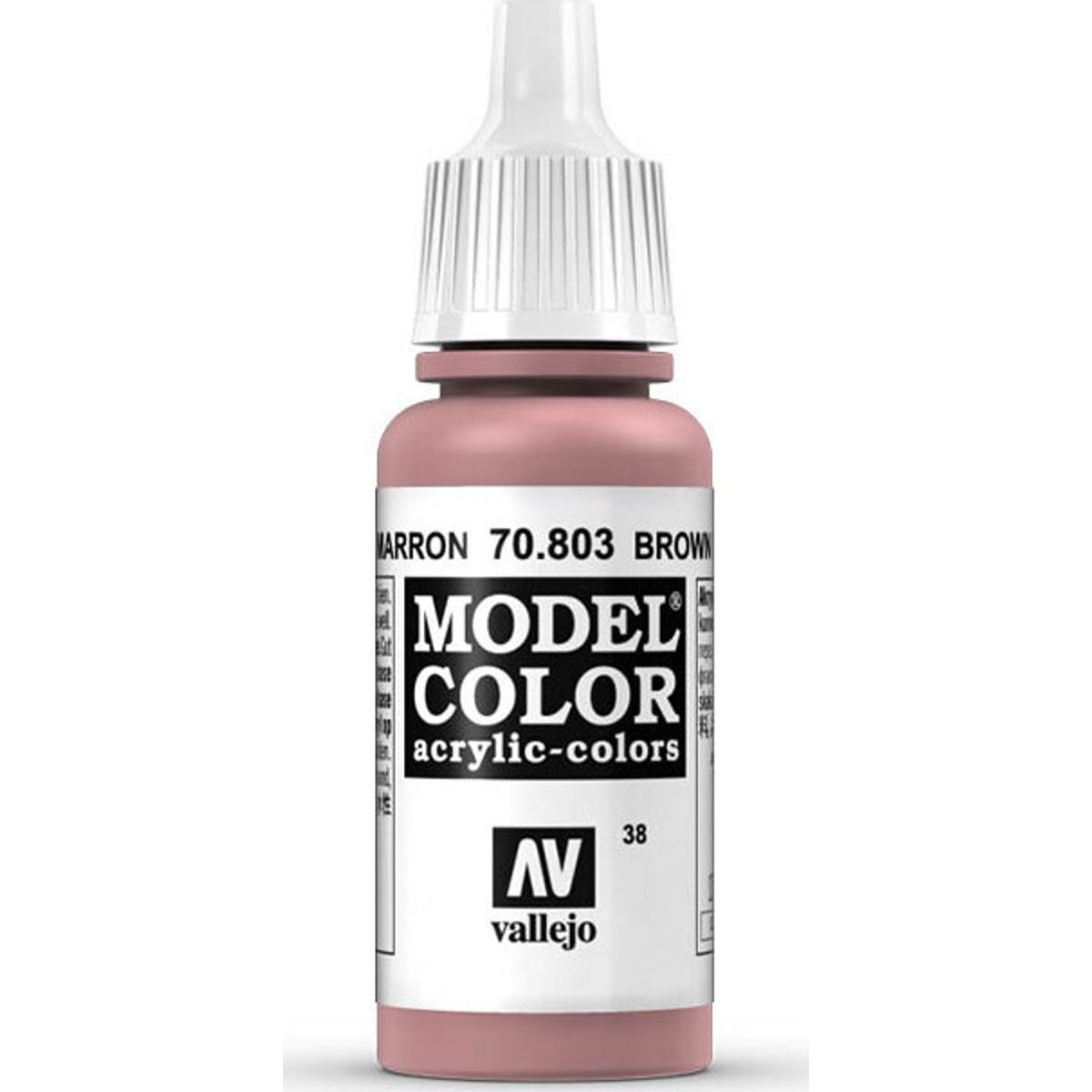 Vallejo - Model Color - Rose Brown Mat - 17-18 Ml - 70803