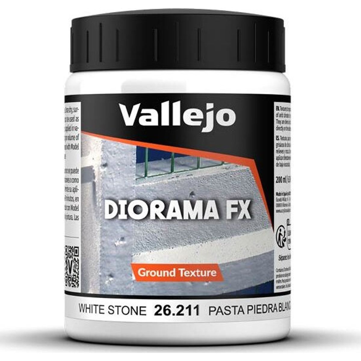 Vallejo - Diorama Fx - Ground Texture Paste - White Stone - 200 Ml