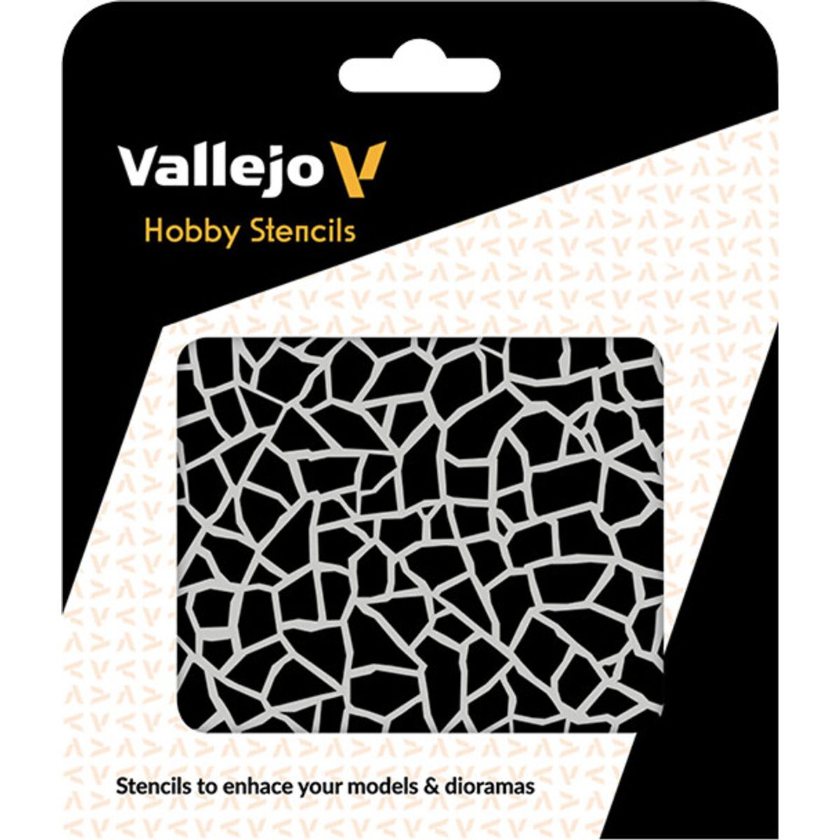 Vallejo - Hobby Stencils - Giraffe Camo Wwii Skabelon - St-cam003