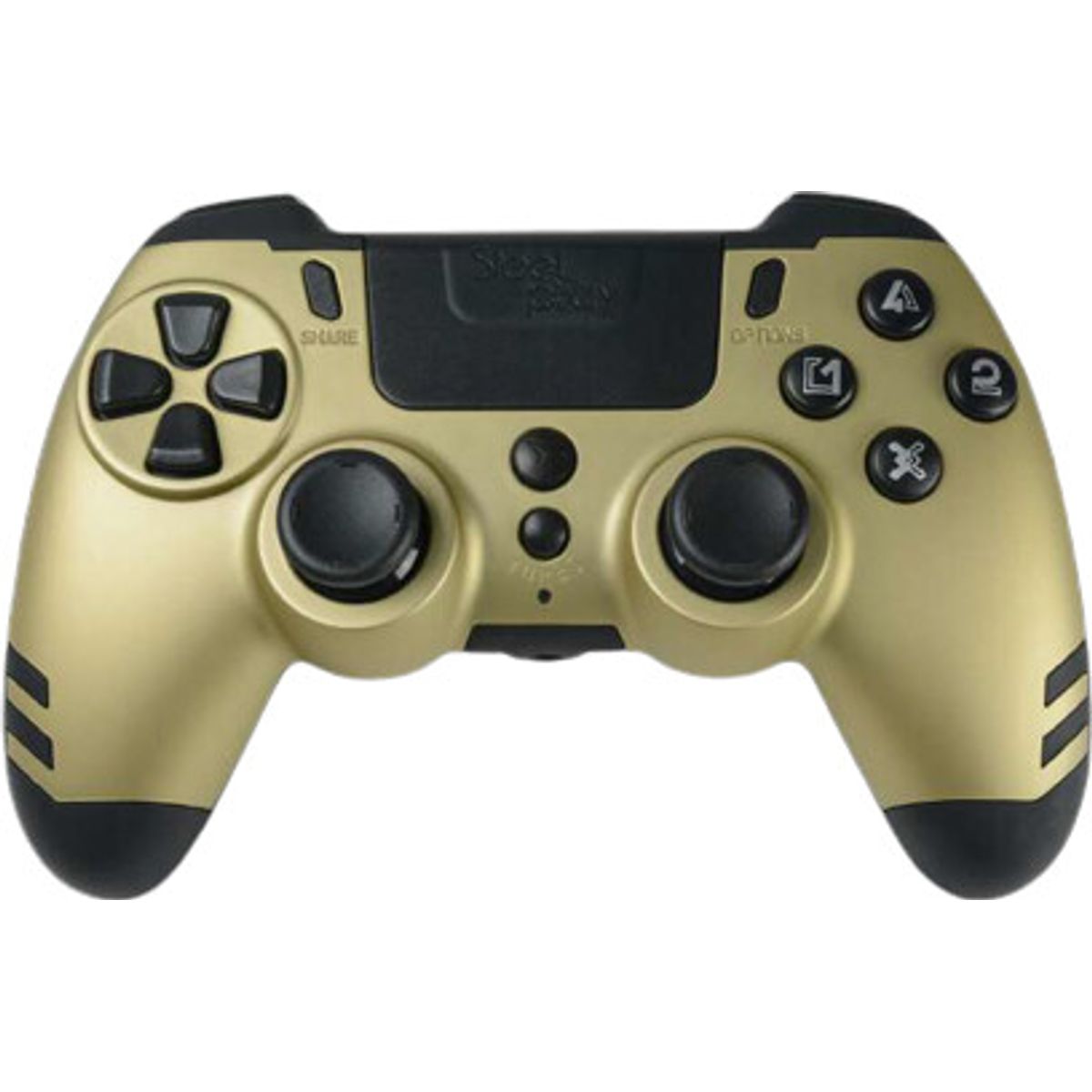 Steelplay - Metaltech Wireless Controller - Ps4 - Guld