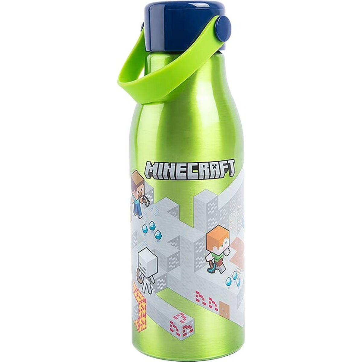 Stor - Drikkedunk Aluminum M/bærestrop 760 Ml - Minecraft