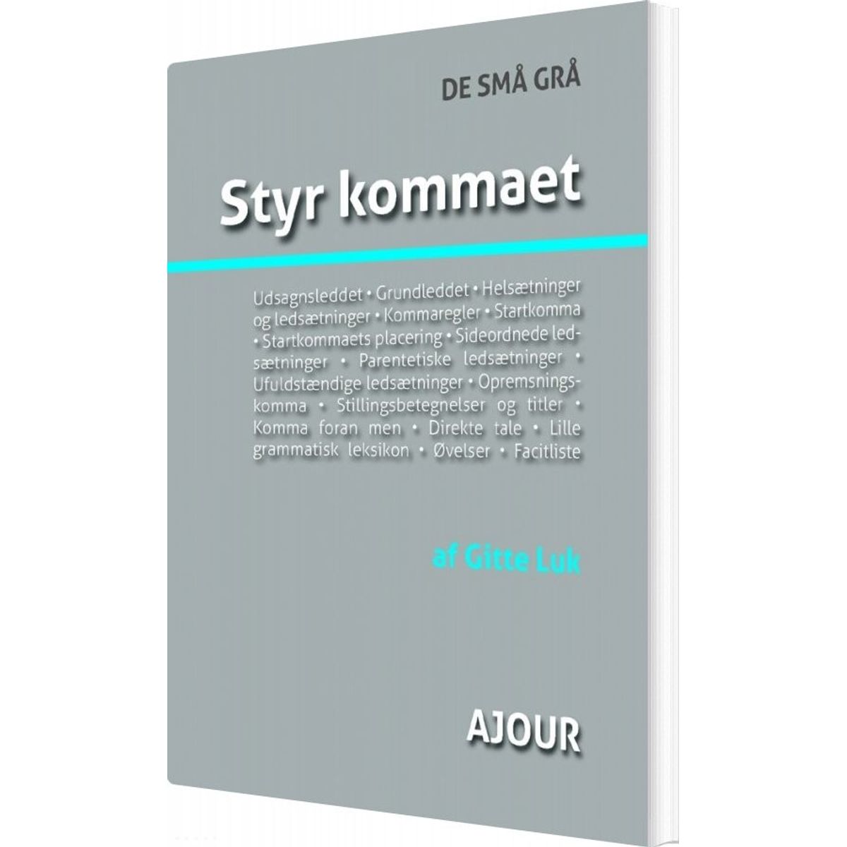 Styr Kommaet - Gitte Luk - Bog