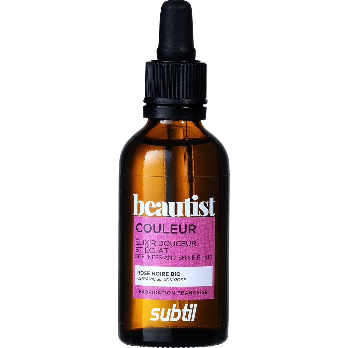 Subtil Beautist - Softness And Shine Elixir - Organic Black Rose 50 Ml