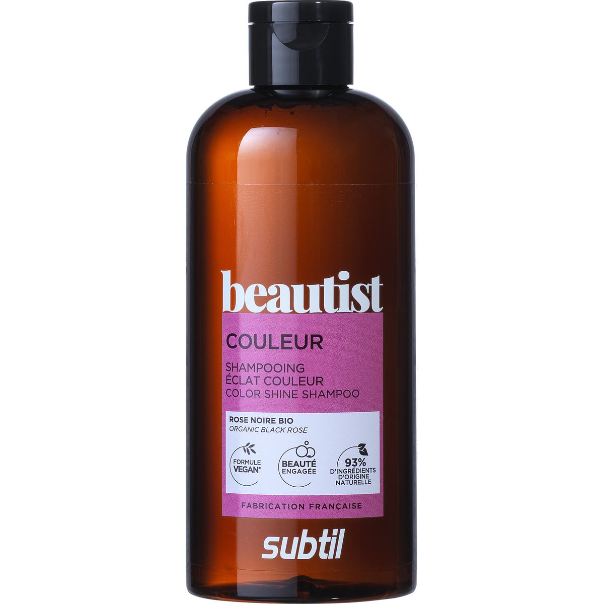 Subtil Beautist - Color Shine Shampoo - Organic Black Rose 300 Ml