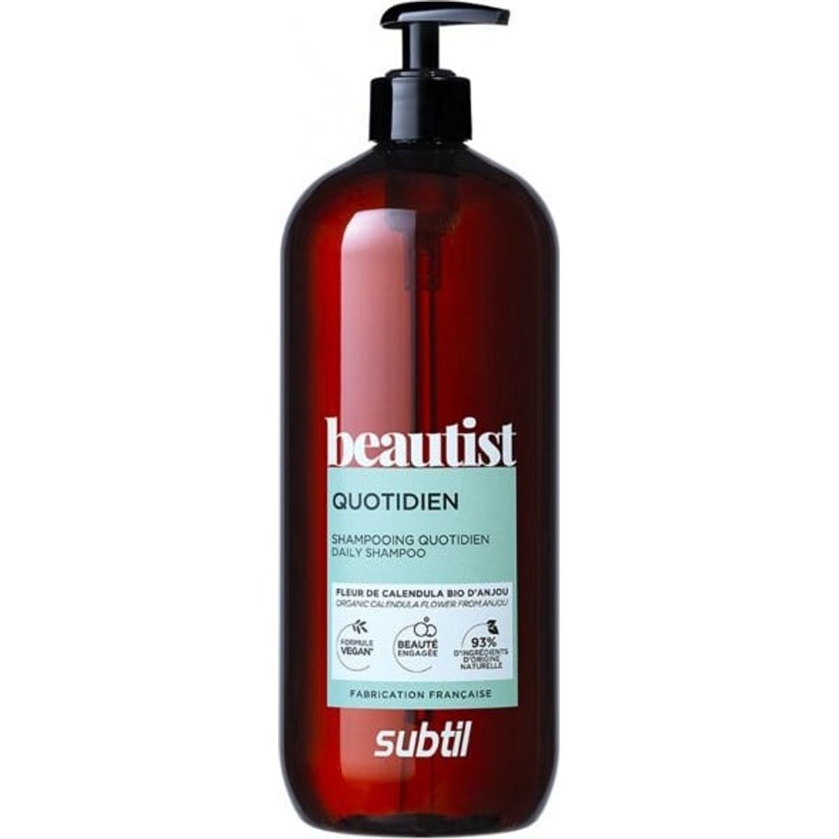 Subtil Beautist - Daily Shampoo - Organic Calendula Flower 950 Ml