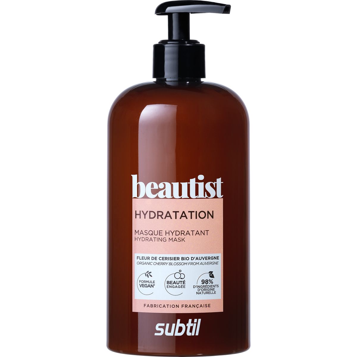 Subtil Beautist - Hydrating Mask - Organic Cherry Blossom 500 Ml