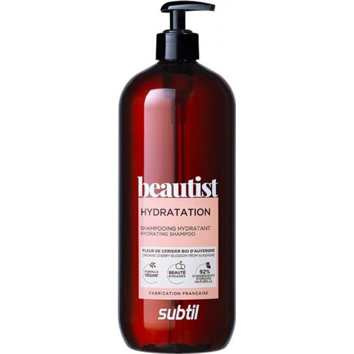 Subtil Beautist - Hydrating Shampoo - Organic Cherry 950 Ml