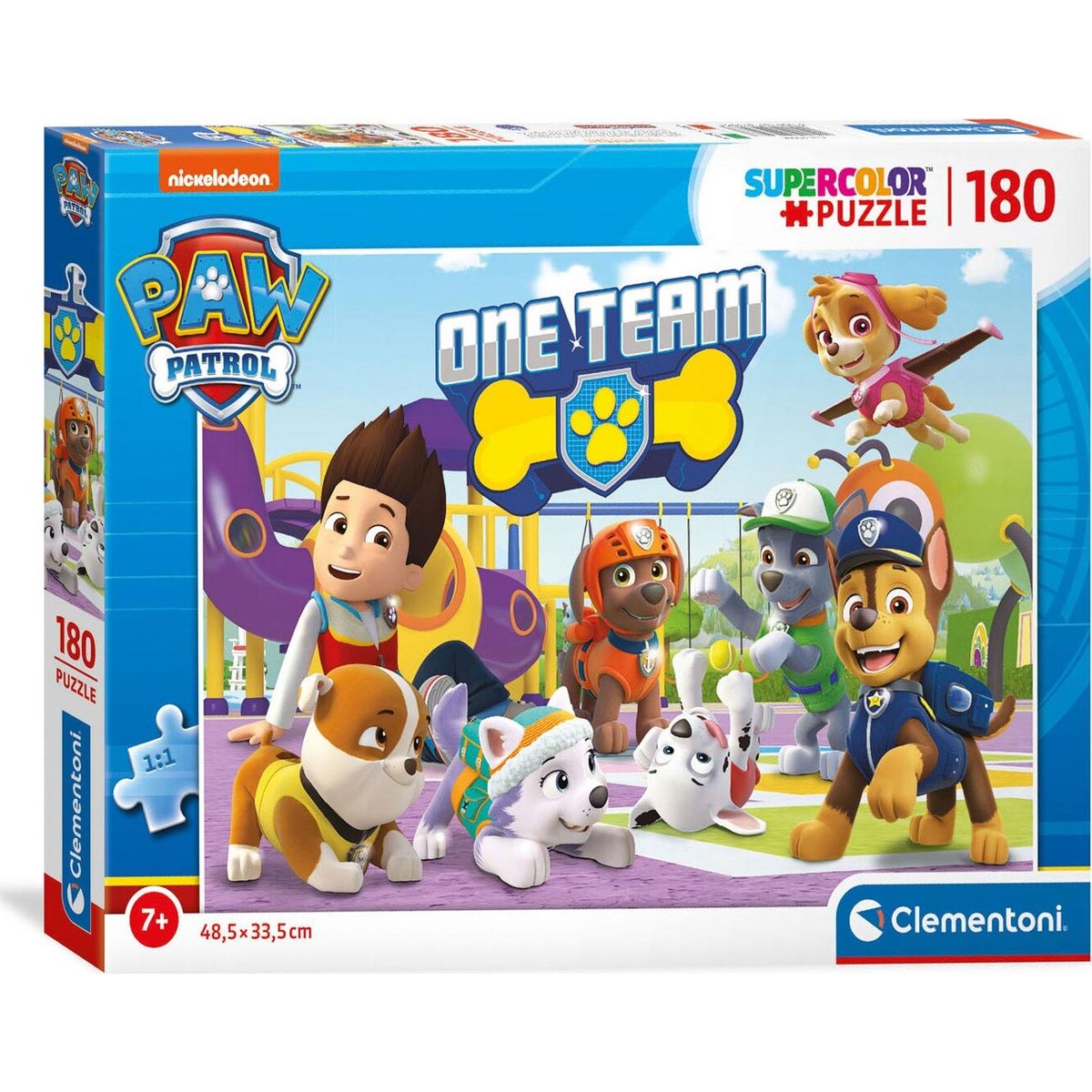 Paw Patrol Puslespil - Super Color - Clementoni - 180 Brikker