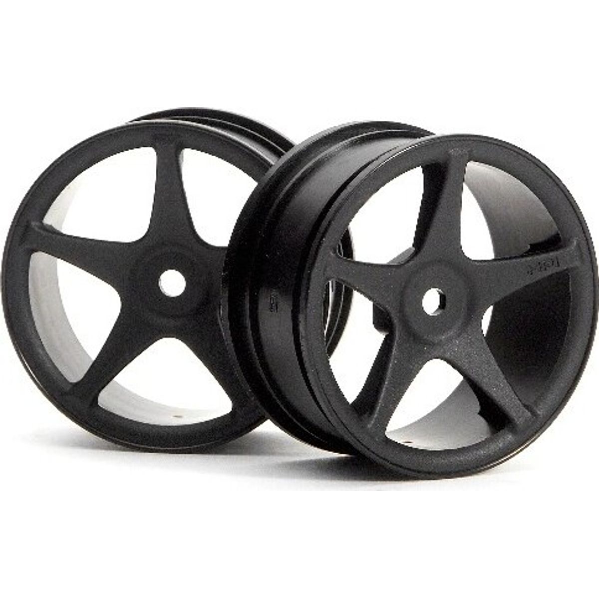 Super Star Wheels 26mm Black (1mm Offset) - Hp3696 - Hpi Racing