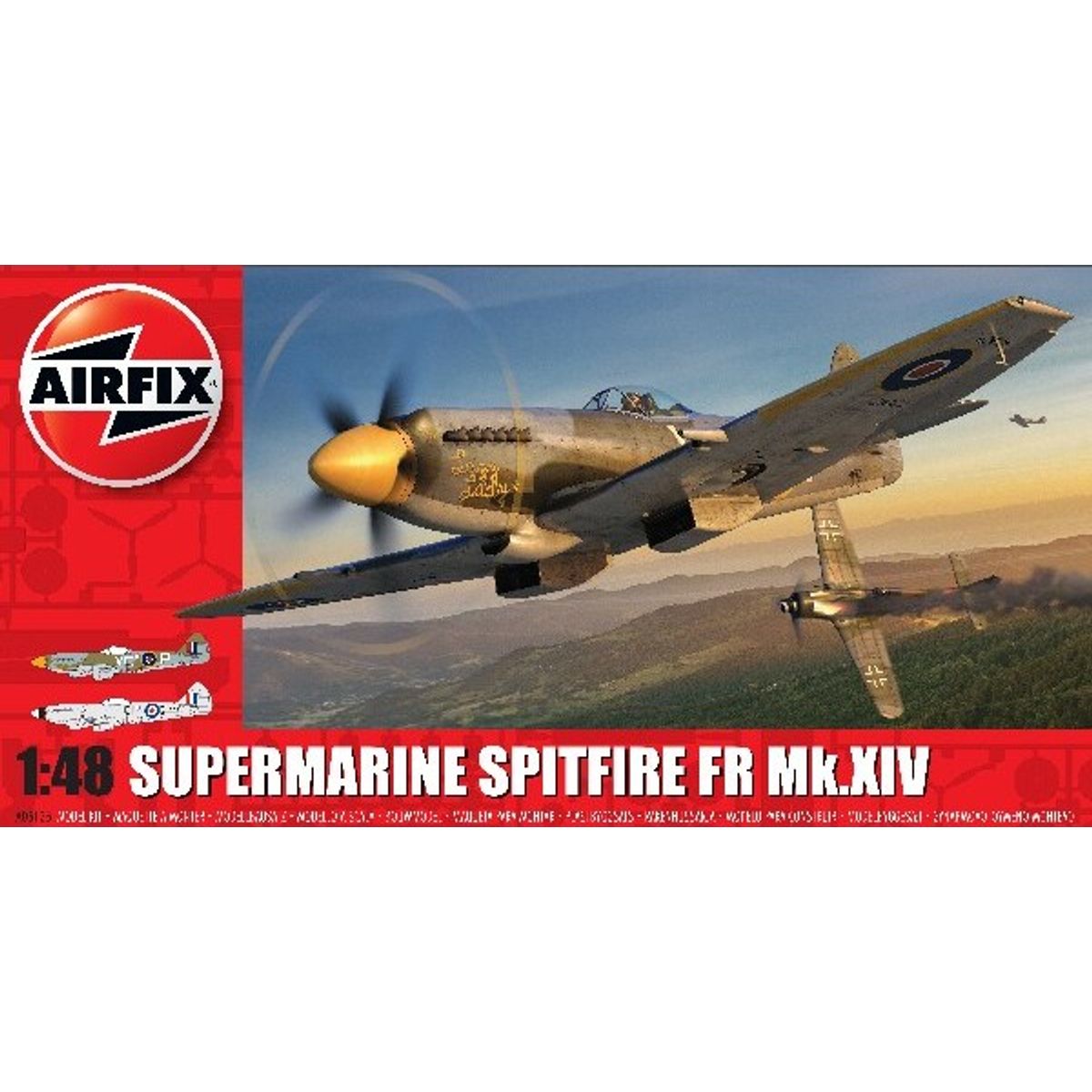 Airfix - Supermarine Spitfire Mk.xiv Fly Byggesæt - 1:48 - A05135