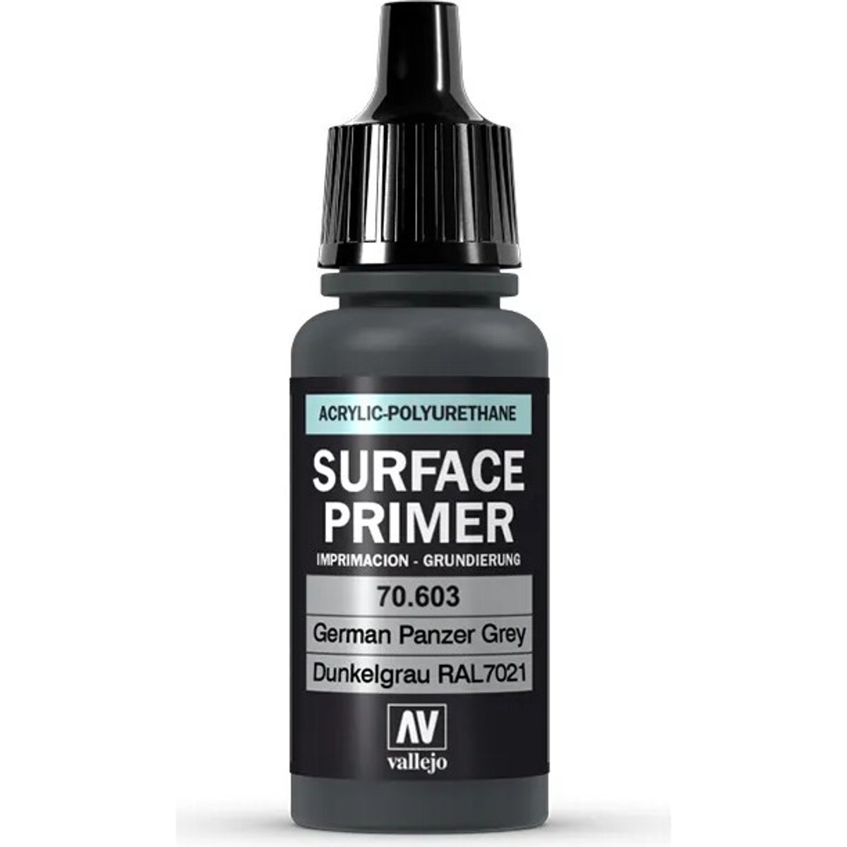 Vallejo - Surface Primer - Dunkelgrau Ral7021 - 17 Ml - 70603