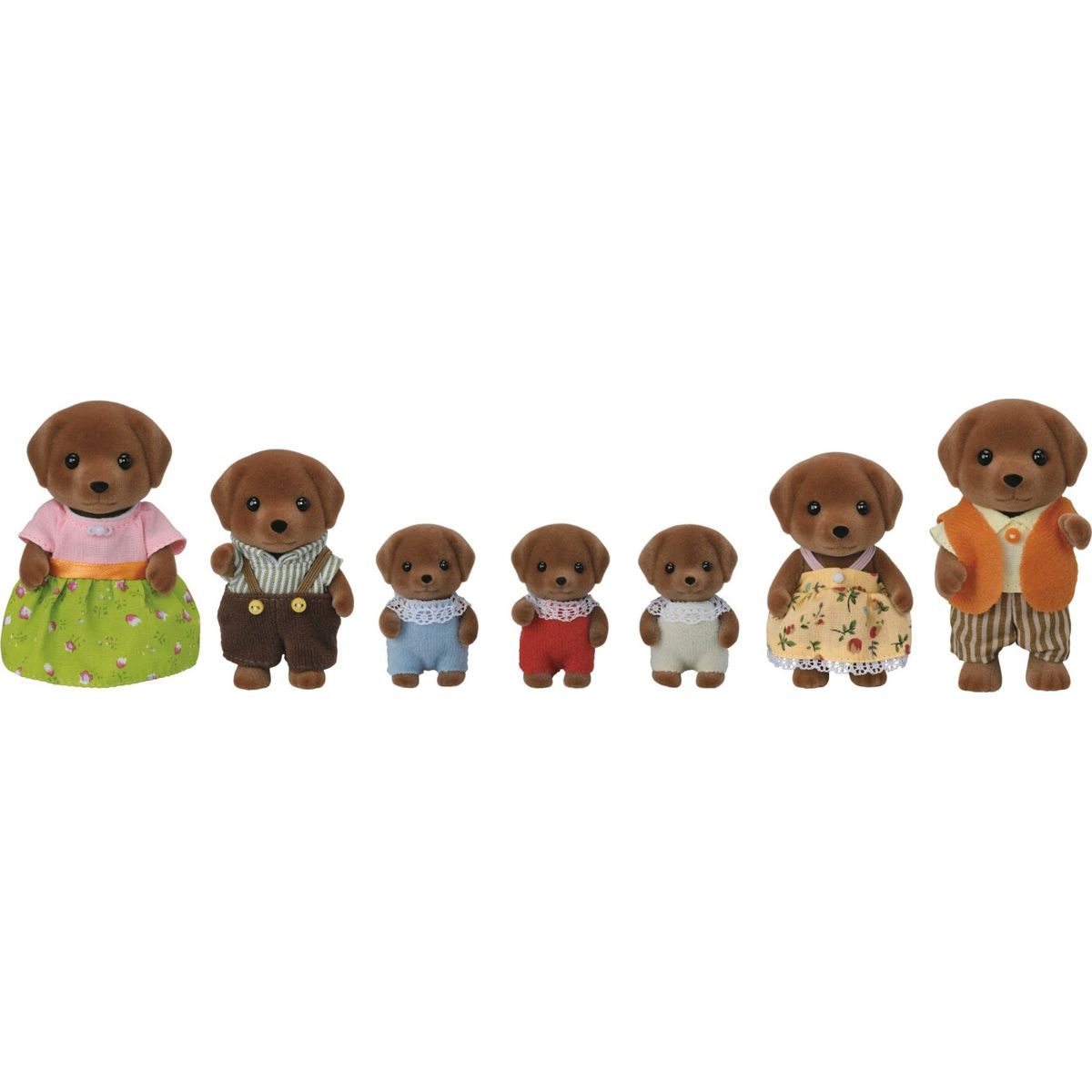 Sylvanian Families Figurer - Chokolade Labrador Familie - 5730