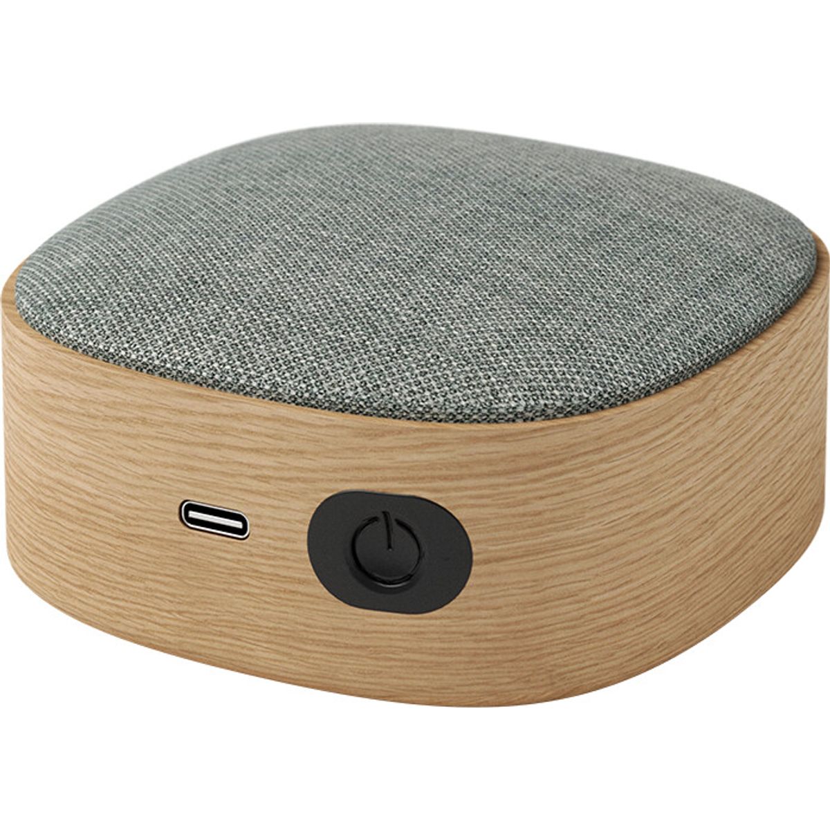 Sackit - Go Wood Transportabel Bluetooth Højtaler - Natur Eg