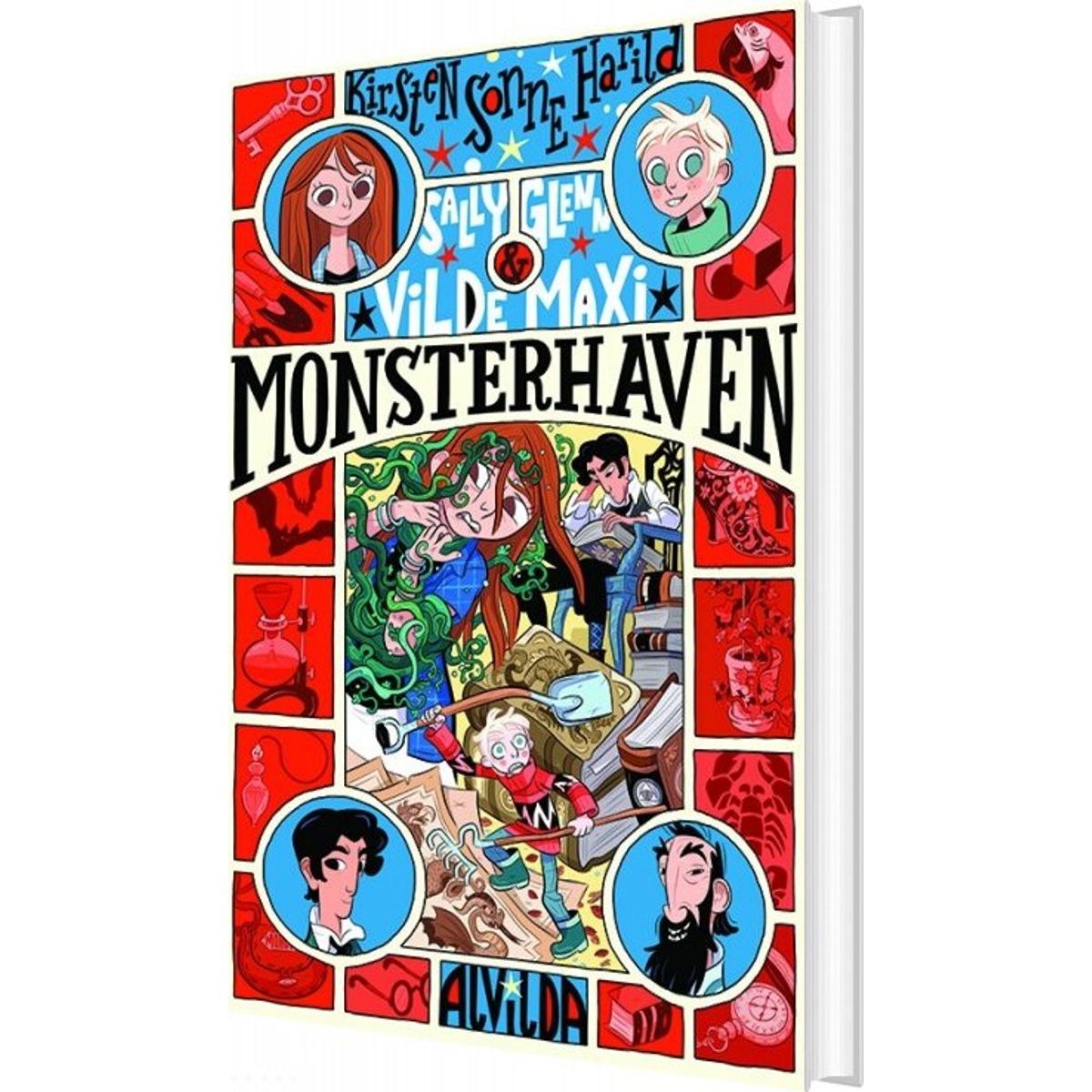 Sally, Glenn Og Vilde Maxi 3: Monsterhaven - Kirsten Sonne Harild - Bog