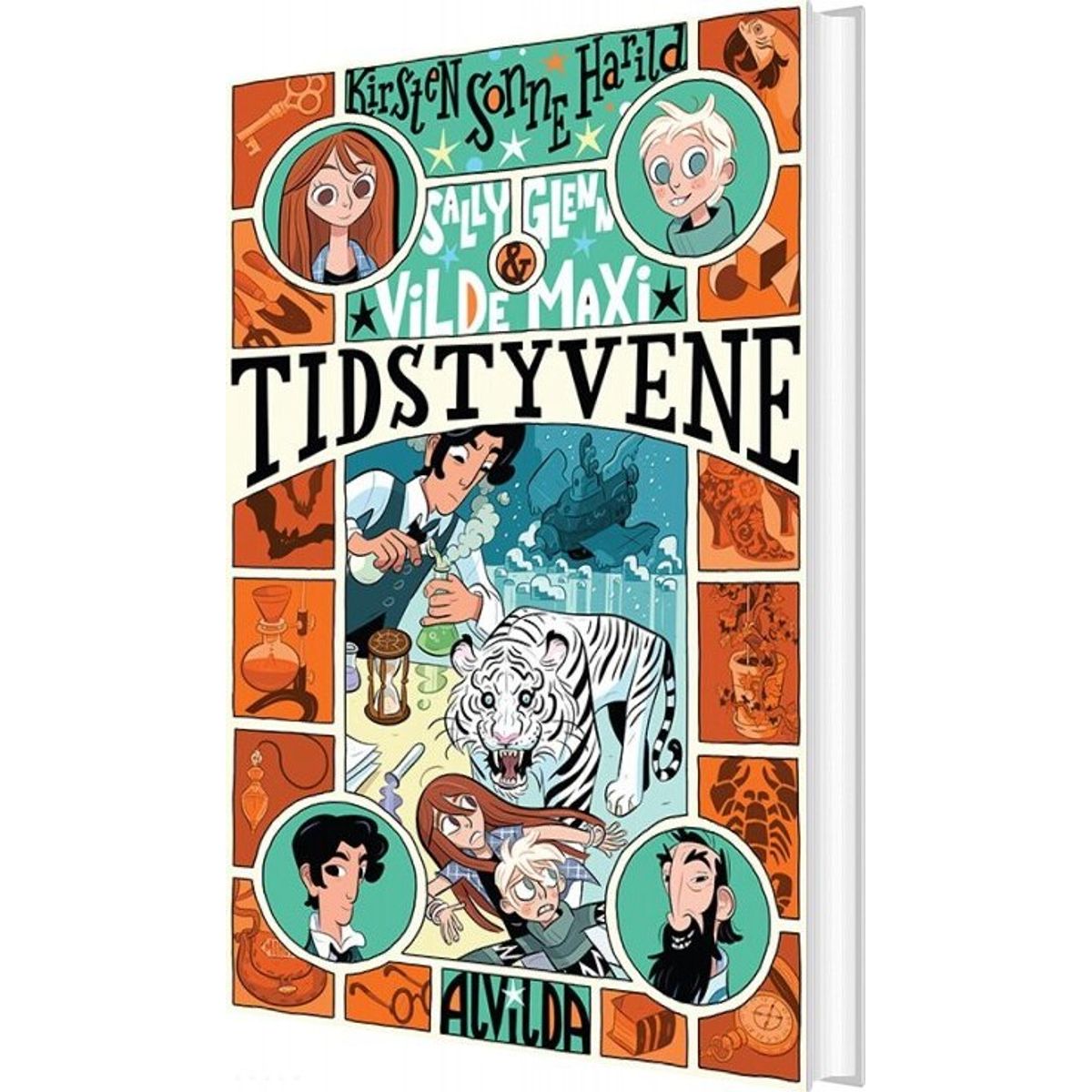 Sally, Glenn Og Vilde Maxi 4: Tidstyvene - Kirsten Sonne Harild - Bog