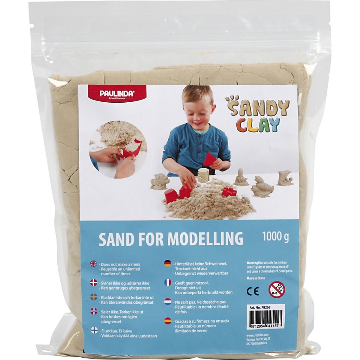 Sandy Clay - Natur - 1 Kg