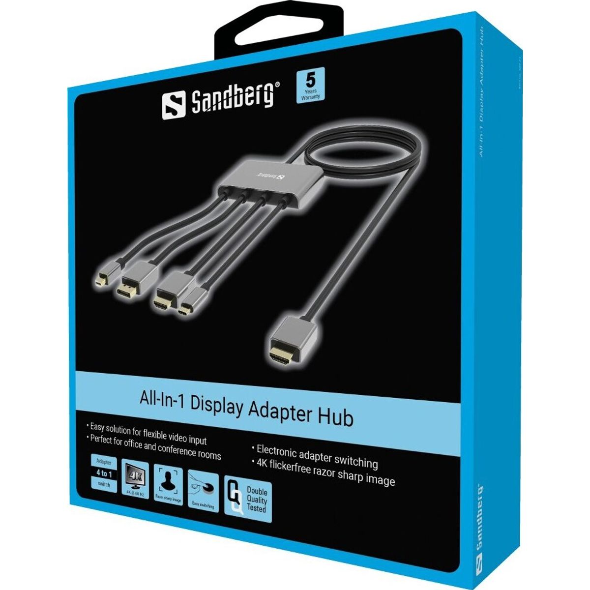 Sandberg - All-in-1 Display Adapter Hub