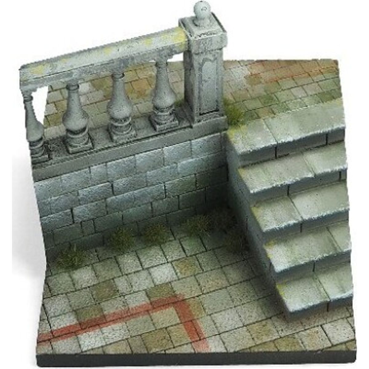 Vallejo Scenics - City Stairs Diorama - Sc010 - 7x7 Cm