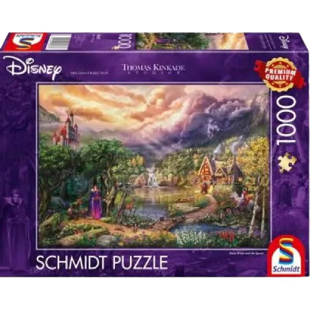 Disney Puslespil - Thomas Kinkade - Snehvide - 1000 Brikker - Schmidt