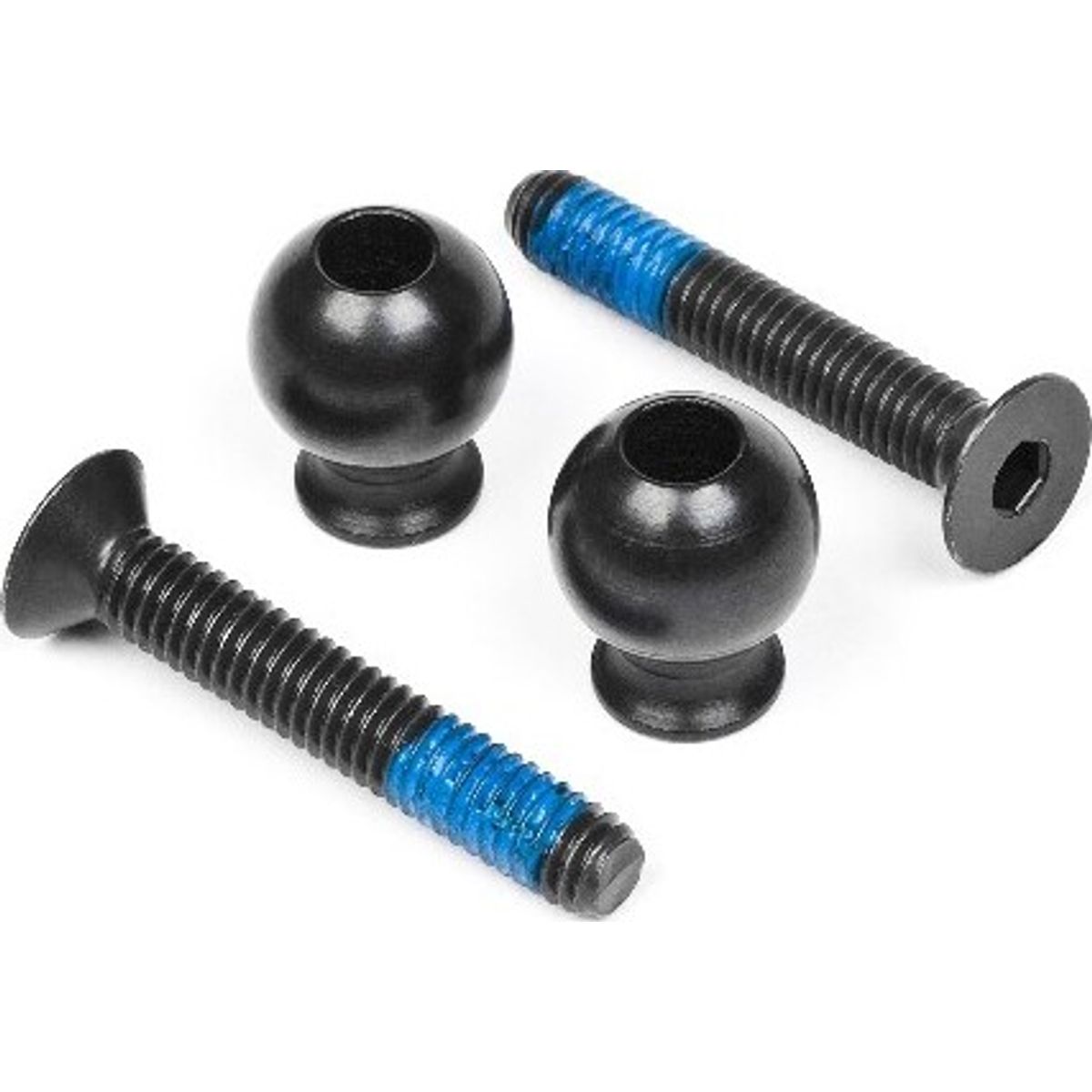 Screw & Ball Front Upper Arms - Hp101107 - Hpi Racing