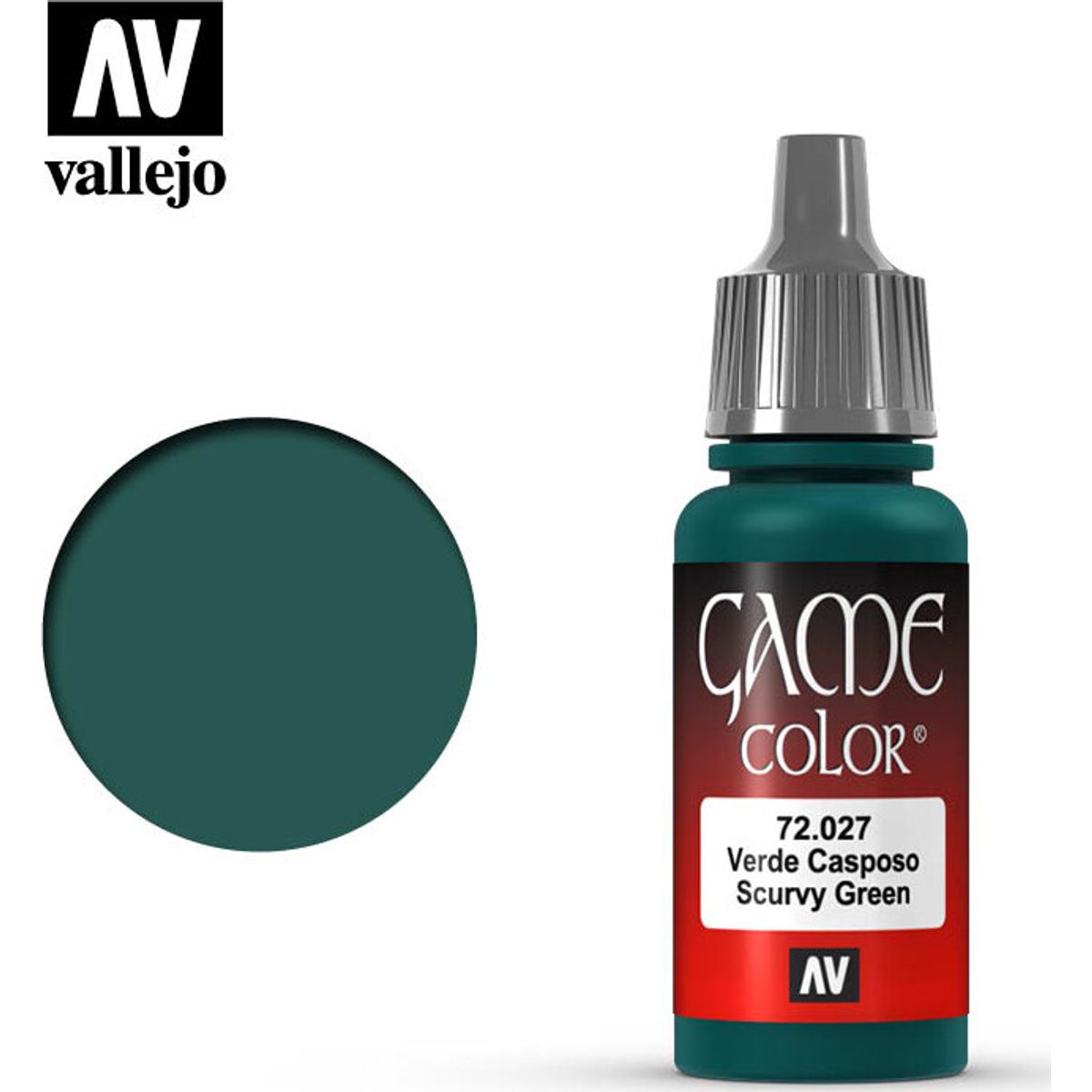 Vallejo - Game Color - Scurvy Green Mat - 18 Ml - 72027