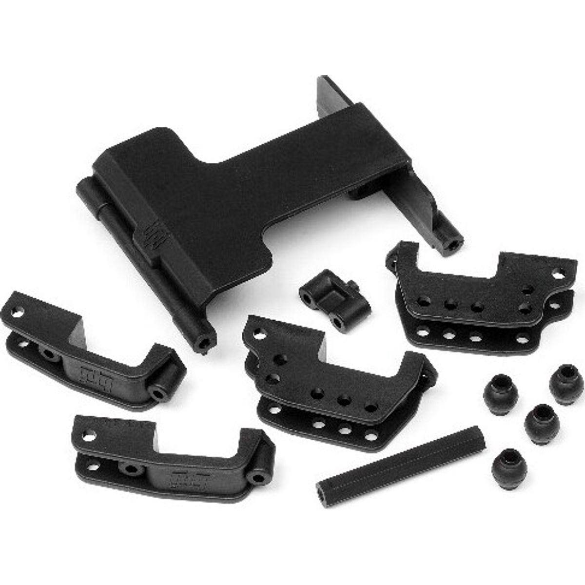 Servo Mount/high Link Bracket Set (wheely King) - Hp85632 - Hpi Racing