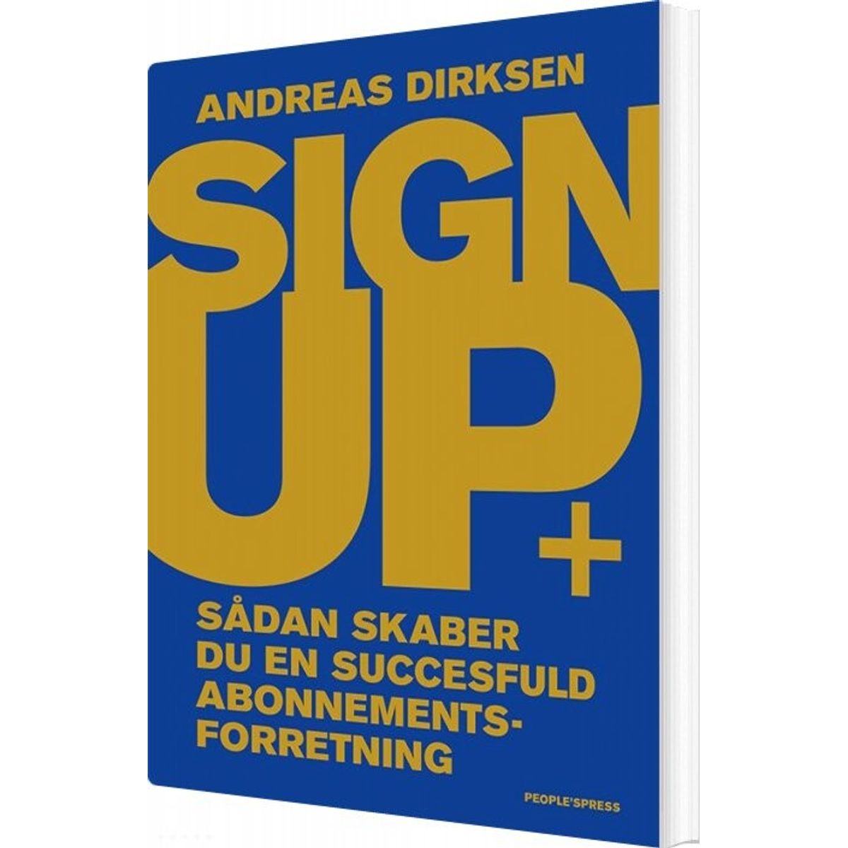 Sign Up - Andreas Dirksen - Bog