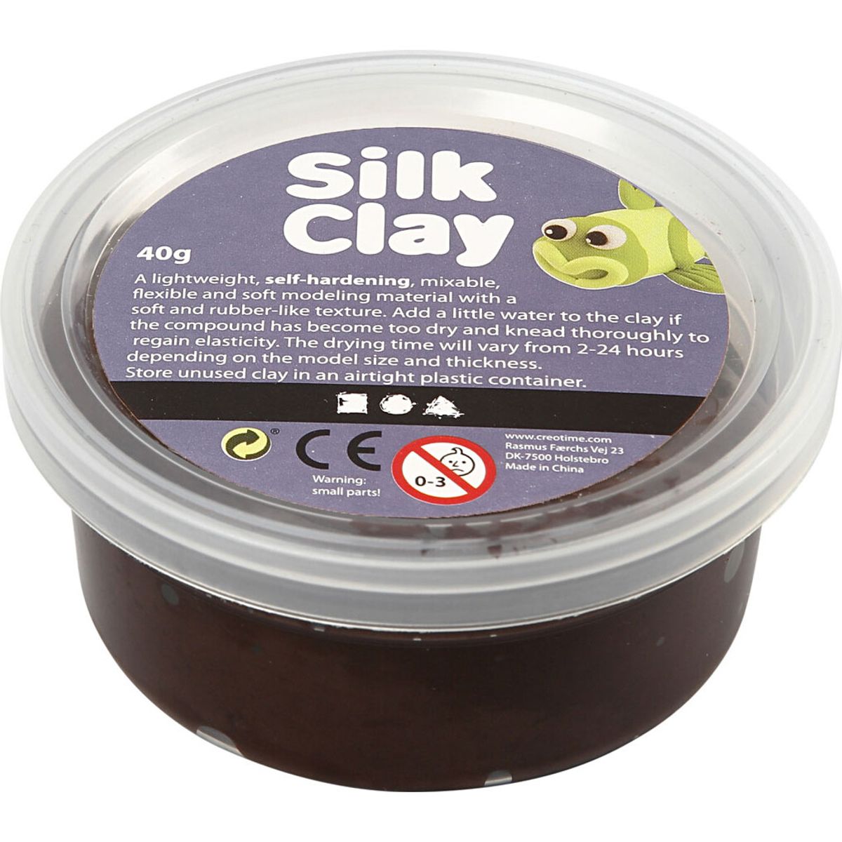 Silk Clay - Brun - Modellervoks - 40 G