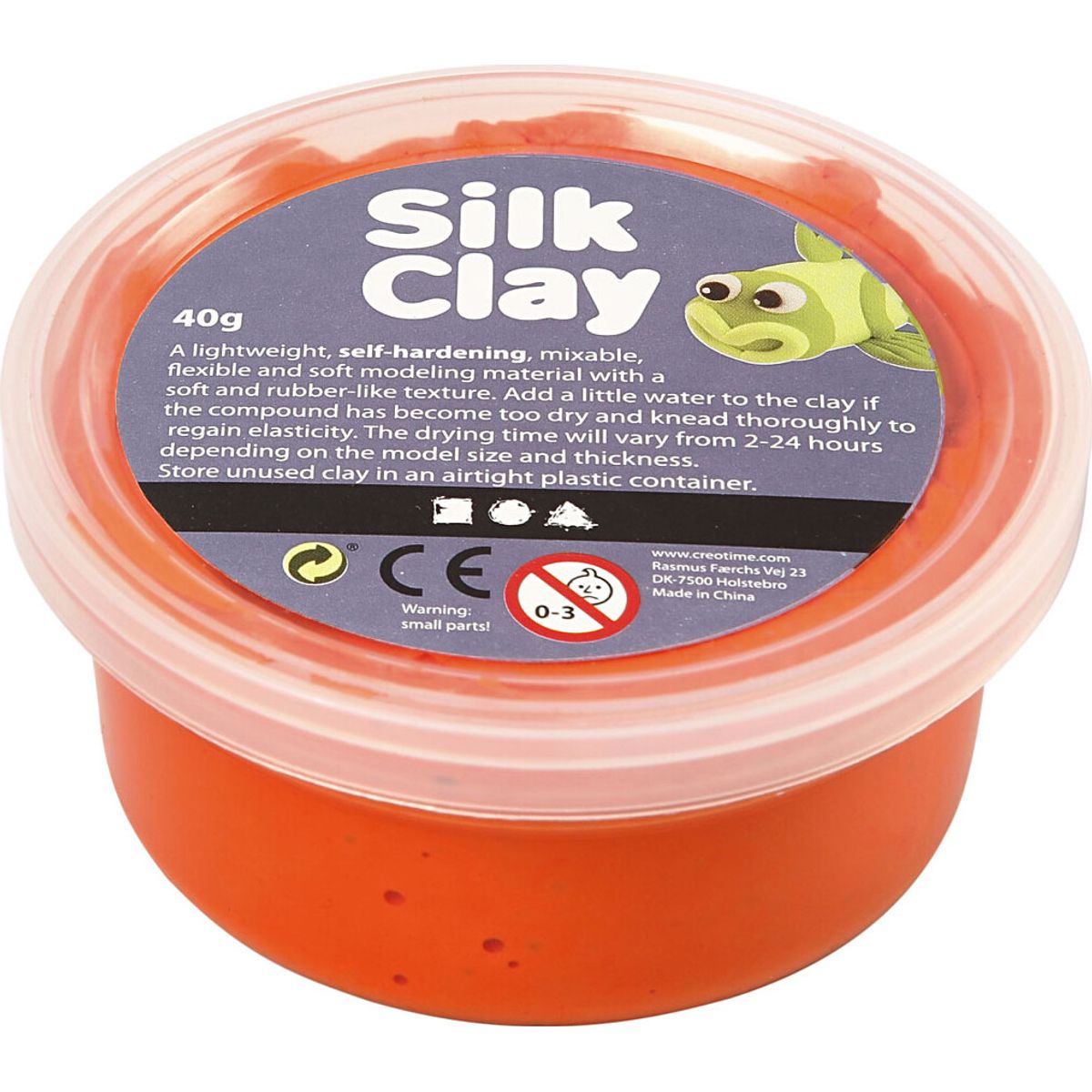 Silk Clay - Orange - Modellervoks - 40 G