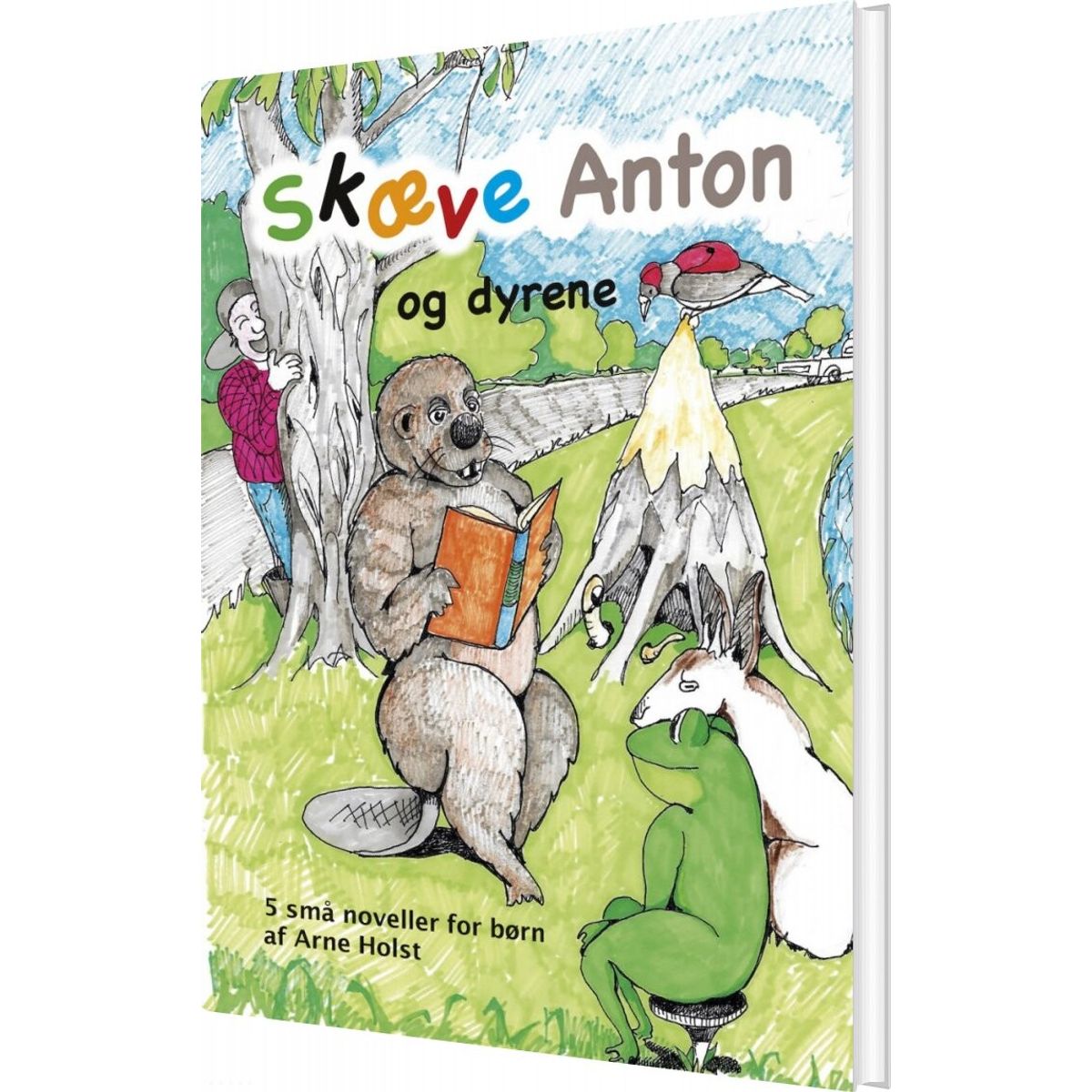 Skæve Anton Og Dyrene - Arne Holst - Bog