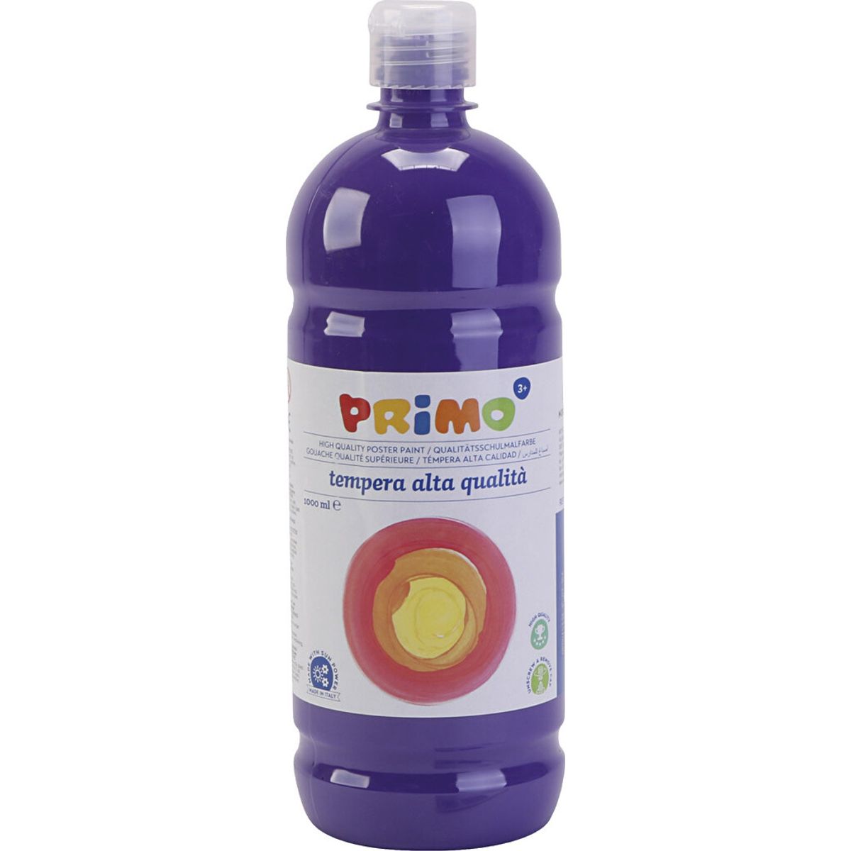 Skole Temperamaling Mat - Mat - Violet - 1000 Ml