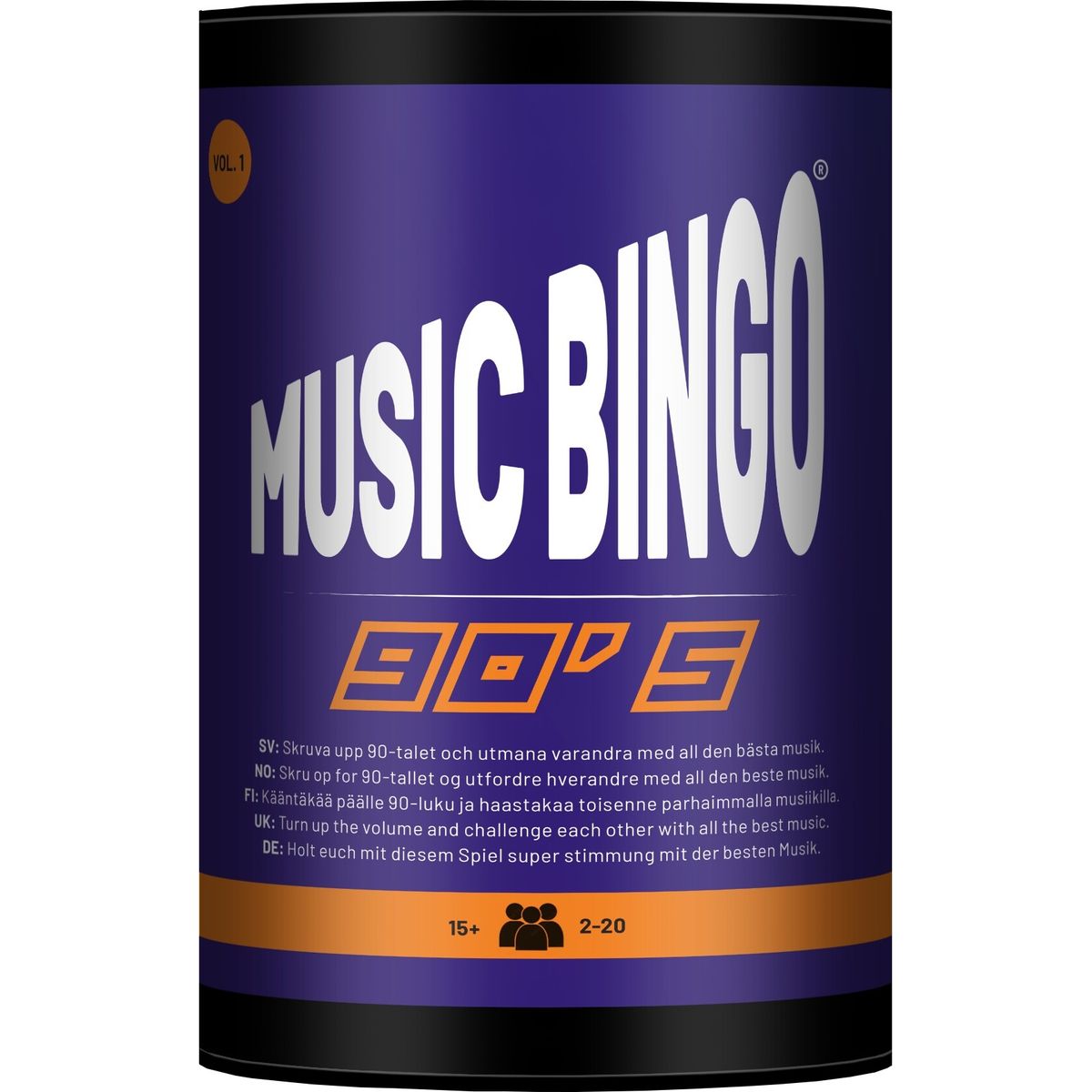 Music Bingo - Skru Op For 90'erne