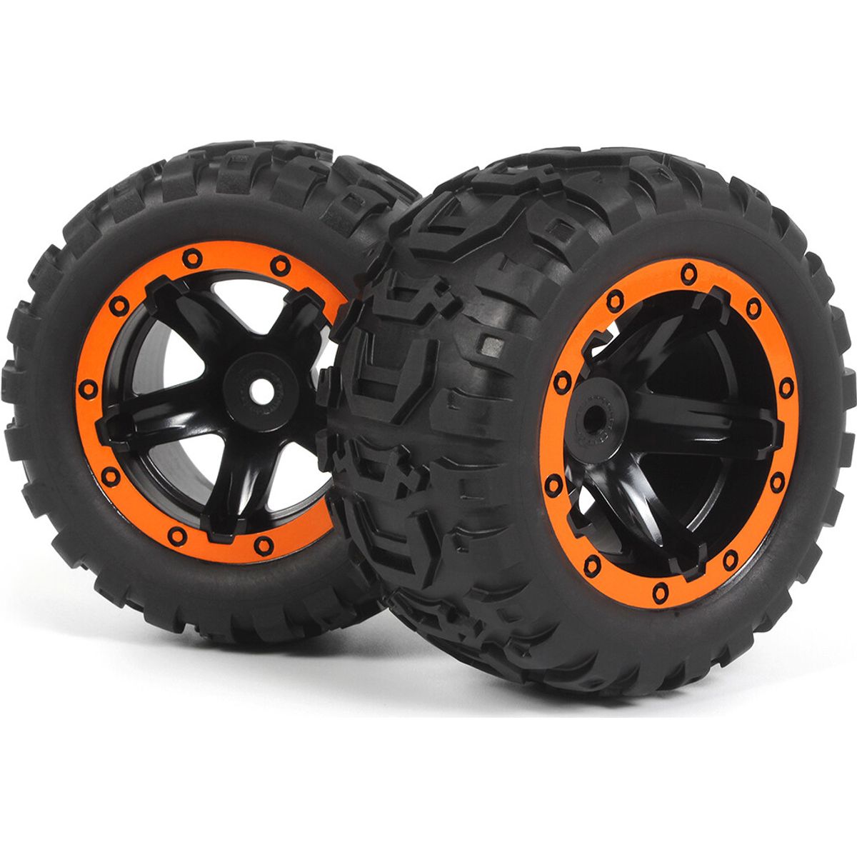 Slyder Mt Wheels/tires Assembled (black/orange) - 540195