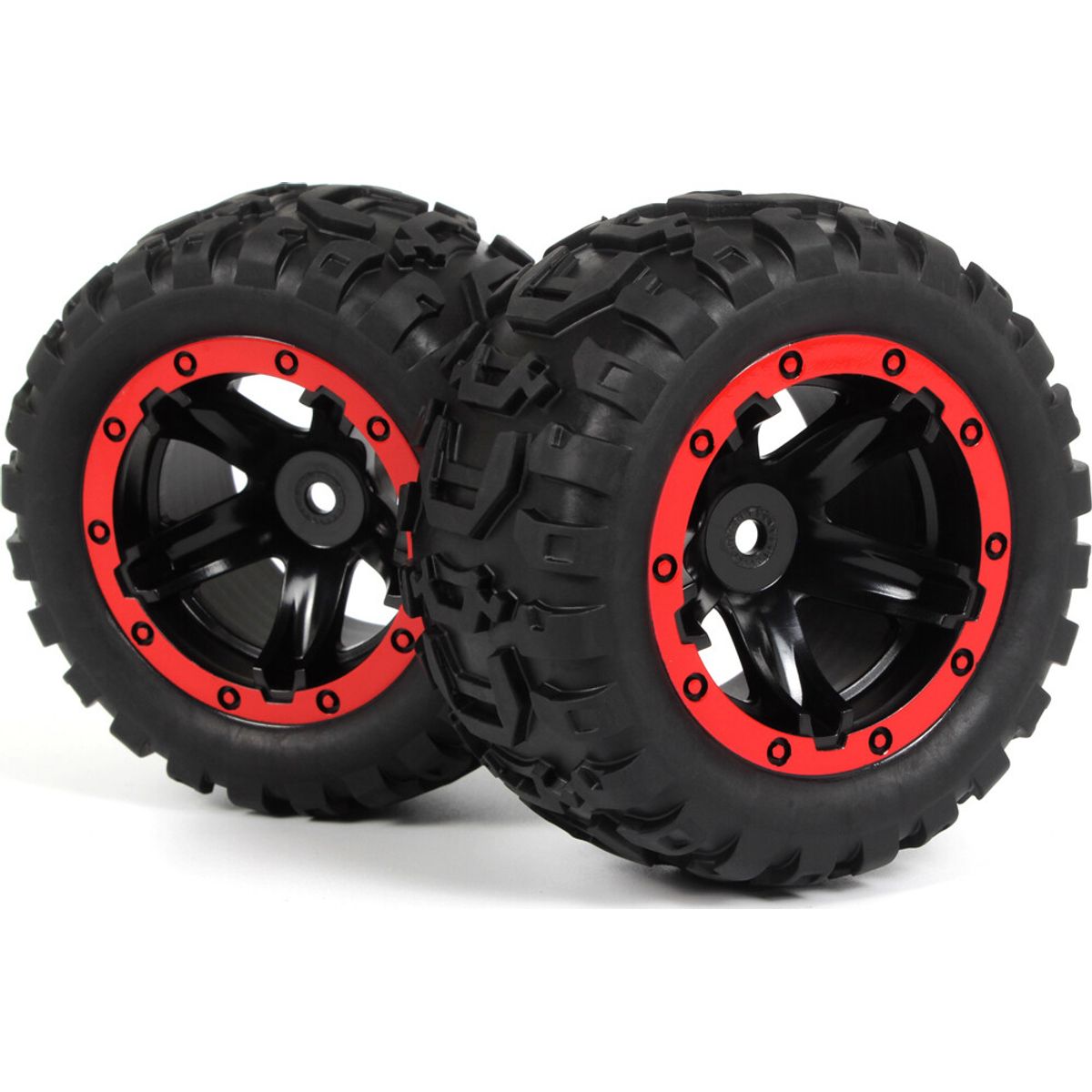 Slyder Mt Wheels/tires Assembled (black/red) - 540194