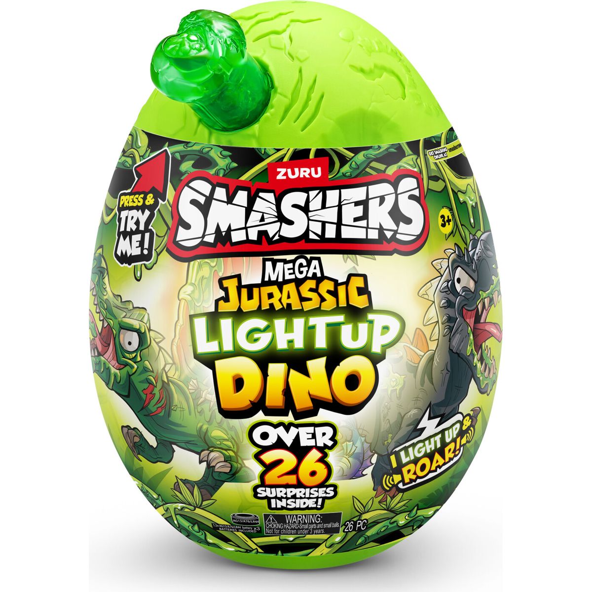 Zuru Smashers - Mega Light Up Dino Jurassic