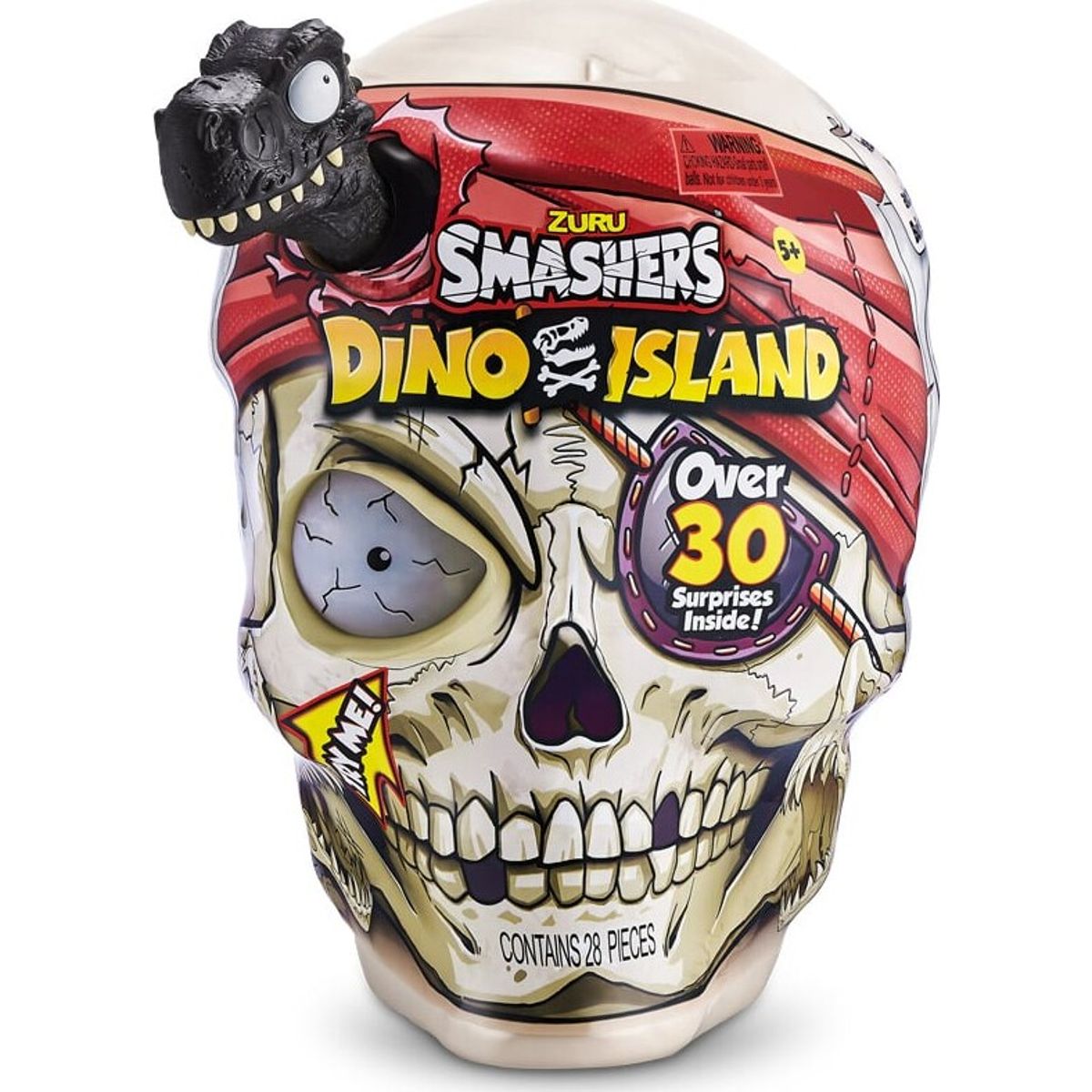 Zuru Smashers - Dino Island Giant Skull - Kranie Med Overraskelser