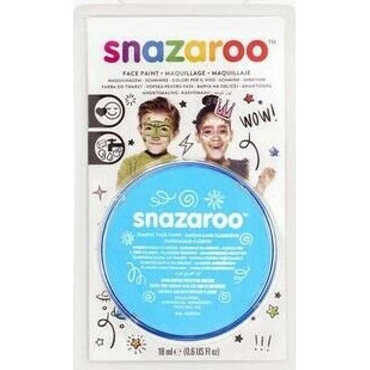 Snazaroo - Ansigtsmaling - Turkis - 18 Ml