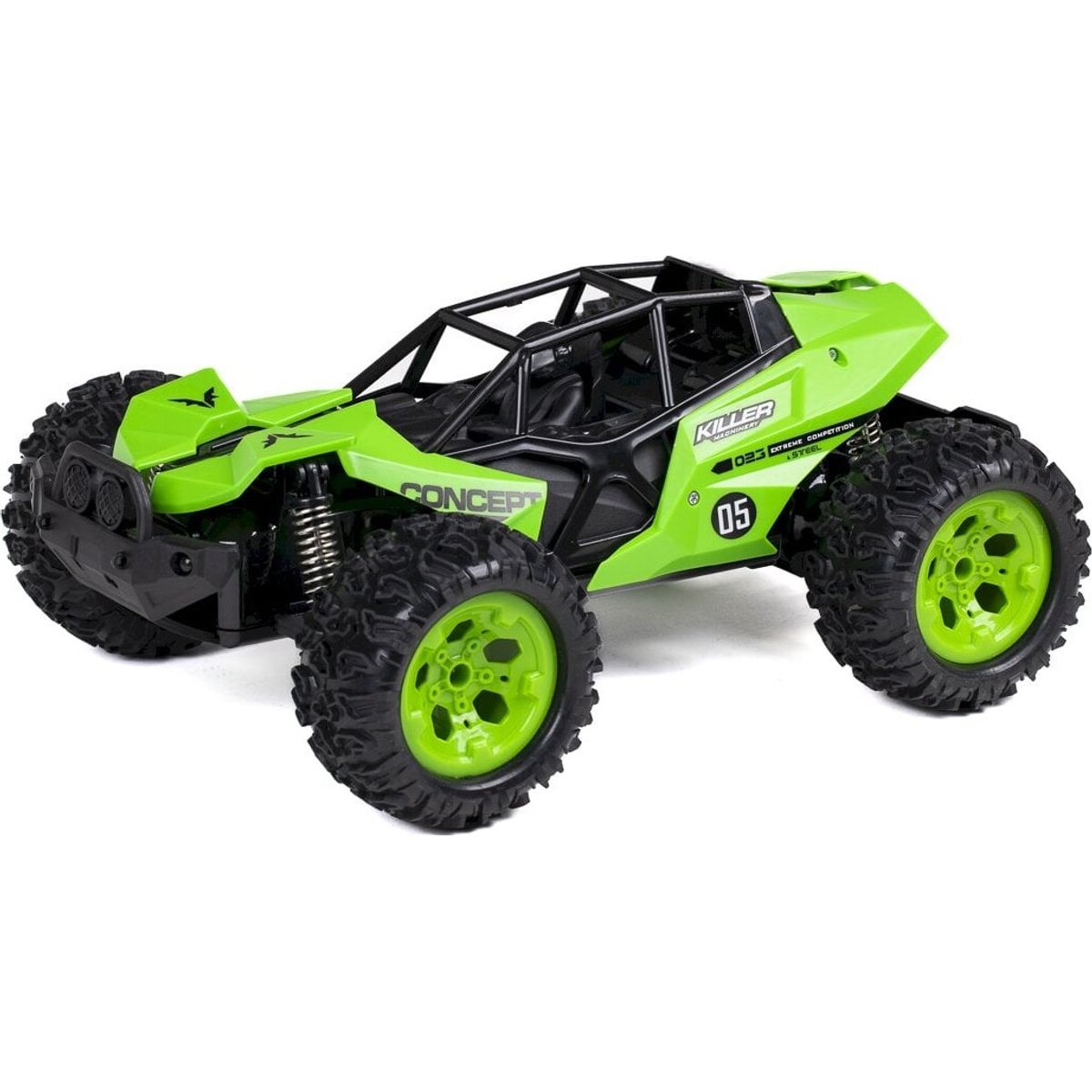 Fjernstyret Offroad Bil - Sneak Killer - 1:12 - 2,4 Ghz - Grøn