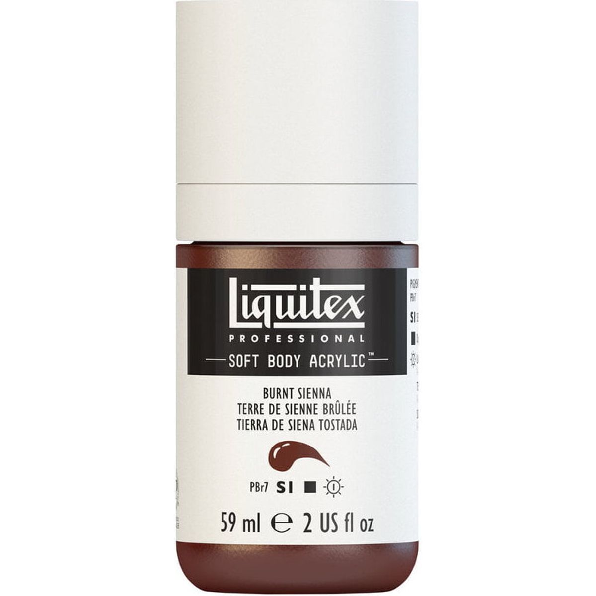 Liquitex - Akrylmaling - Soft Body - Burnt Sienna 59 Ml