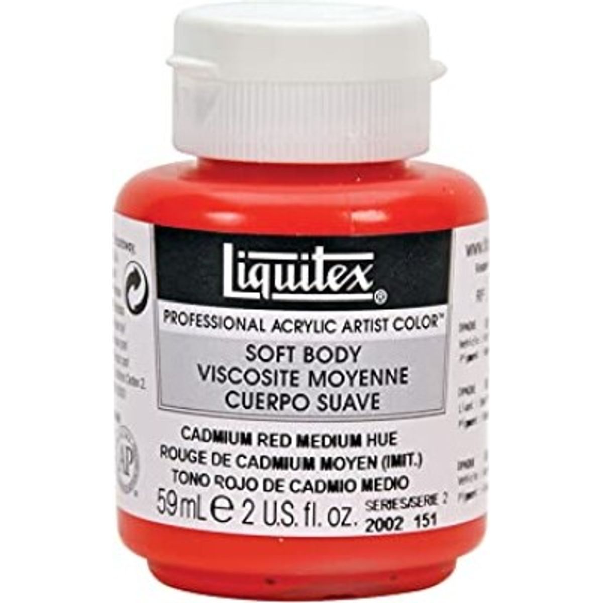 Liquitex - Akrylmaling - Soft Body - Cadmium Red Medium Hue 59 Ml