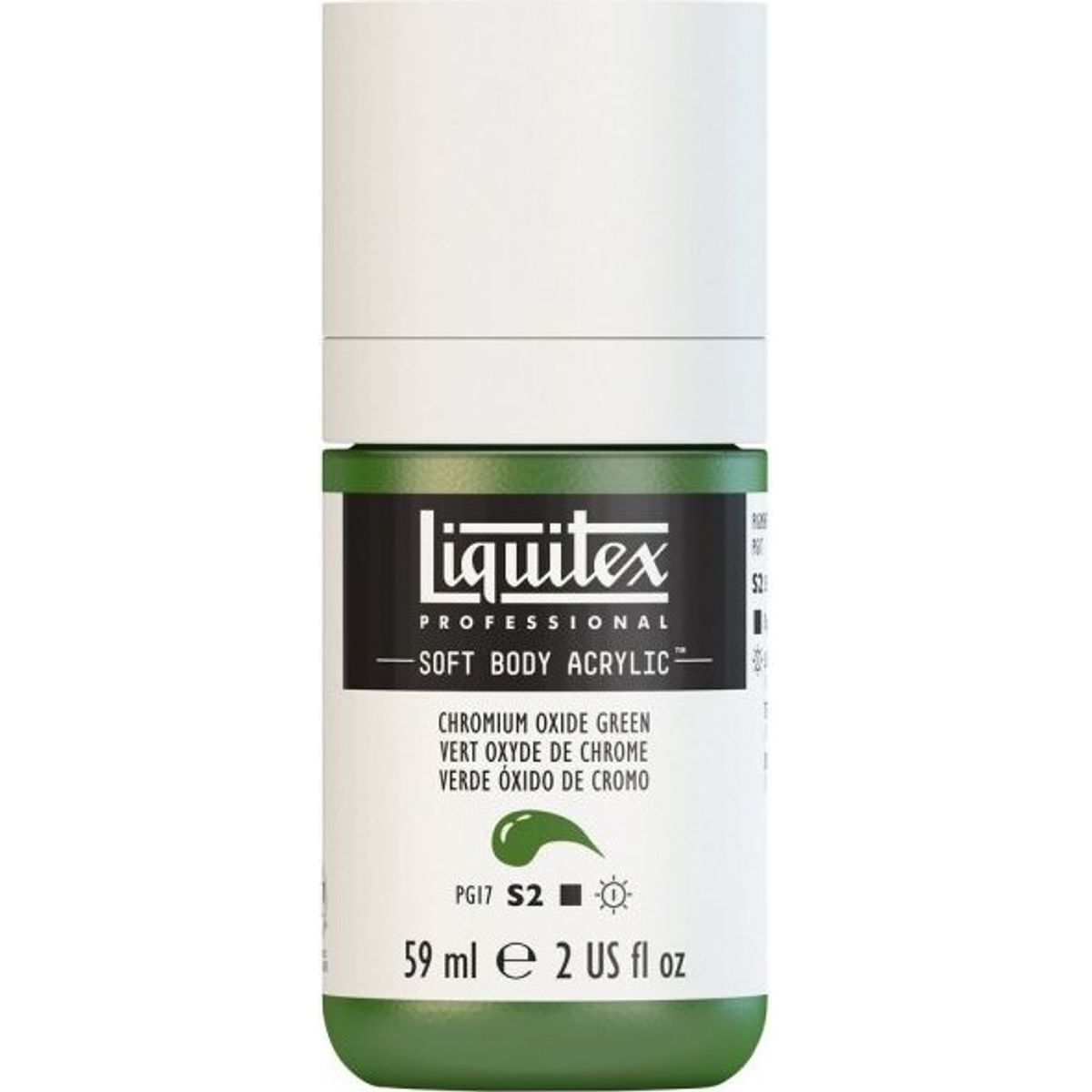 Liquitex - Akrylmaling - Soft Body - Chromium Oxide Green 59 Ml