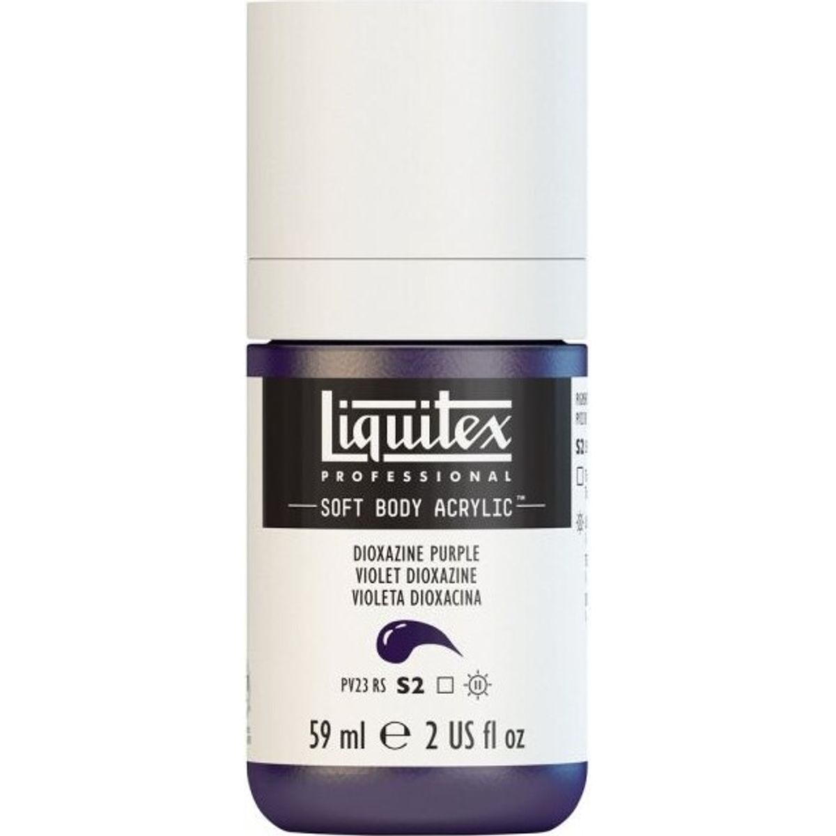 Liquitex - Akrylmaling - Soft Body - Dioxazine Purple 59 Ml