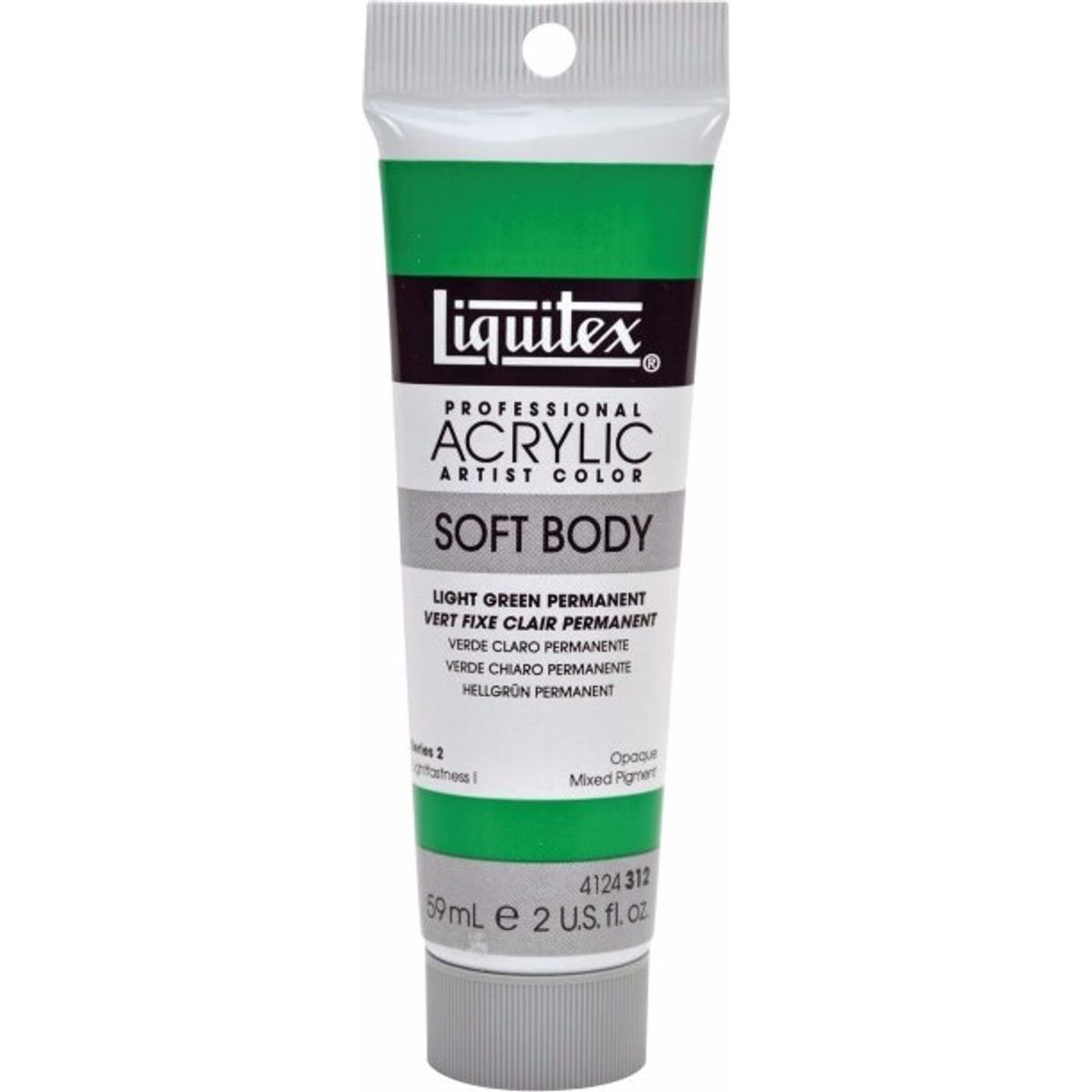 Liquitex - Akrylmaling - Soft Body - Light Green Permanent 59 Ml