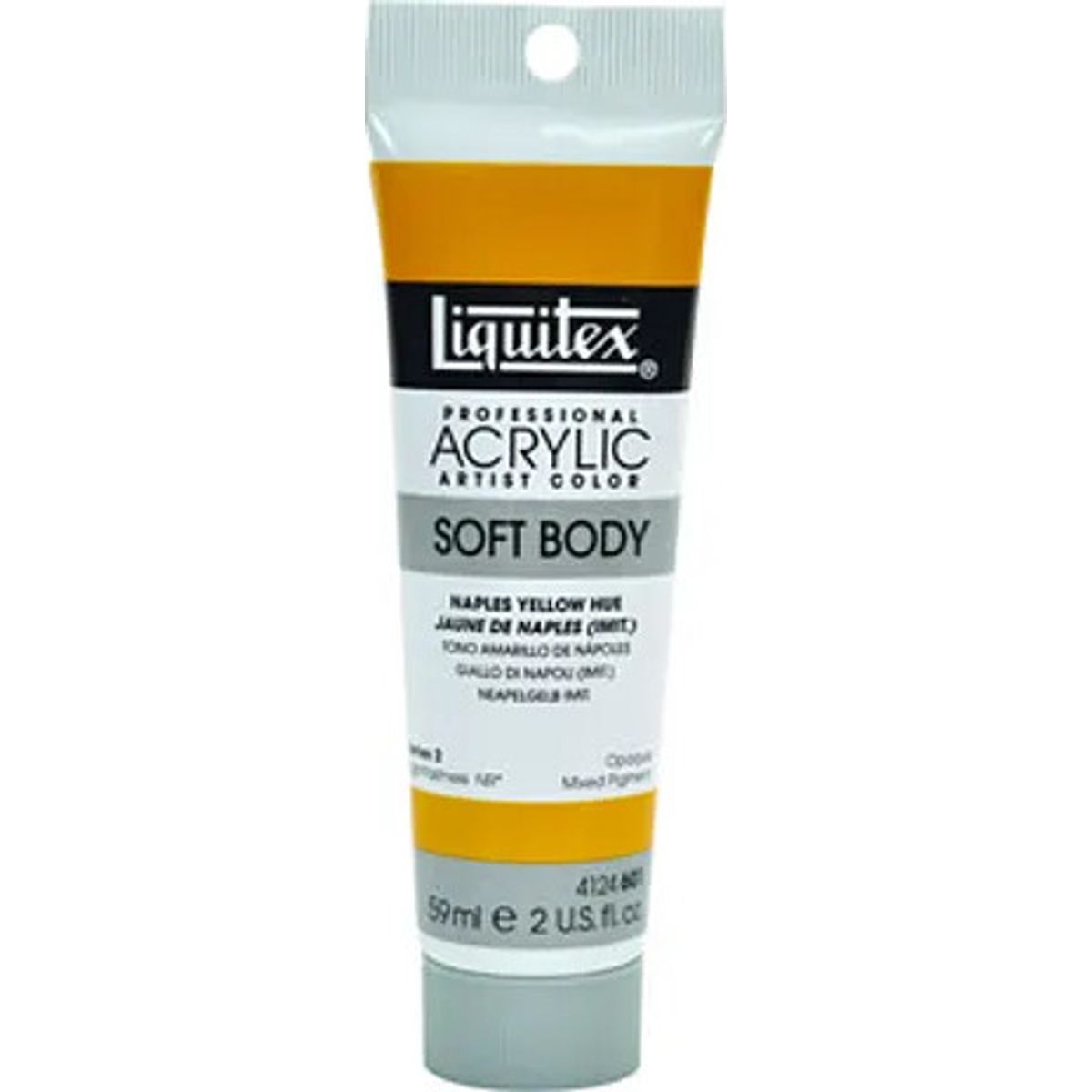 Liquitex - Akrylmaling - Soft Body - Naples Yellow Hue 59 Ml