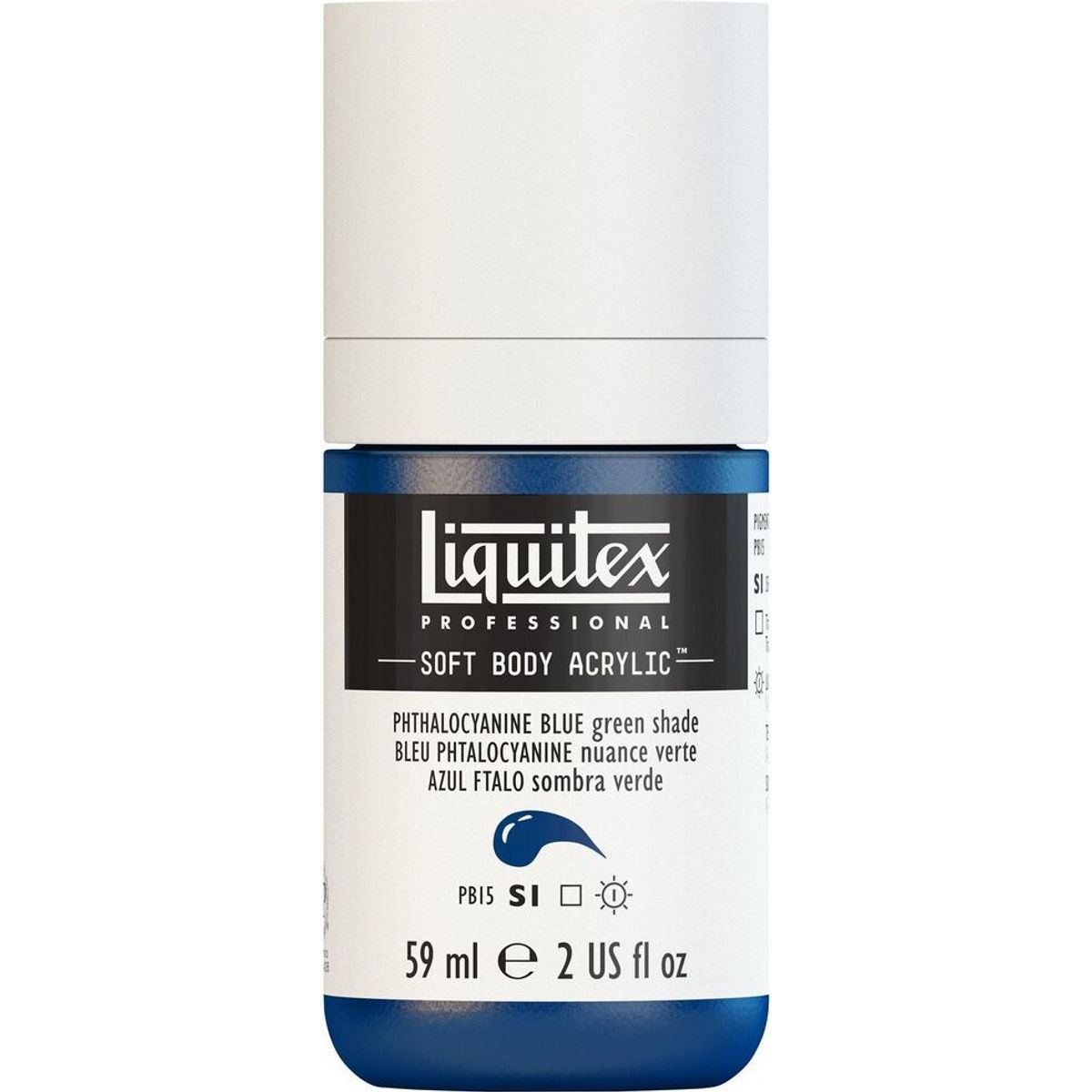 Liquitex - Akrylmaling - Phthalocyanine Blue - Green Shade 59 Ml