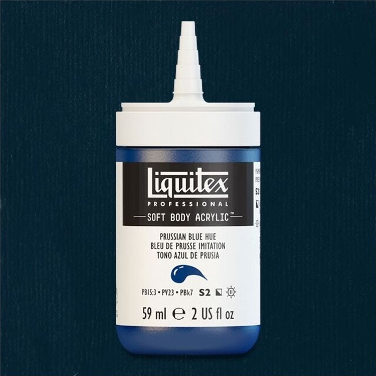 Liquitex - Akrylmaling - Soft Body - Prussian Blue Hue 59 Ml